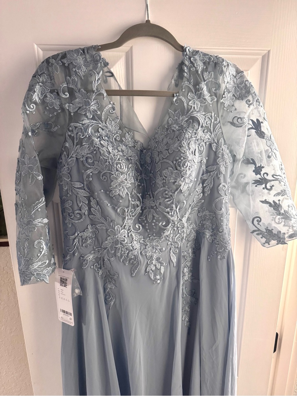 Azazie Noella in Dusty Blue - A12- NWT- Mother of the Bride